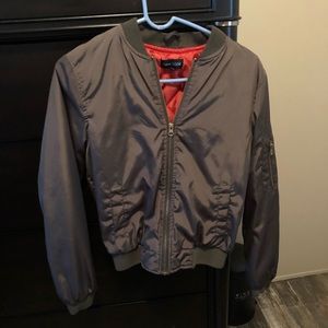 Olive Bomber Jacket